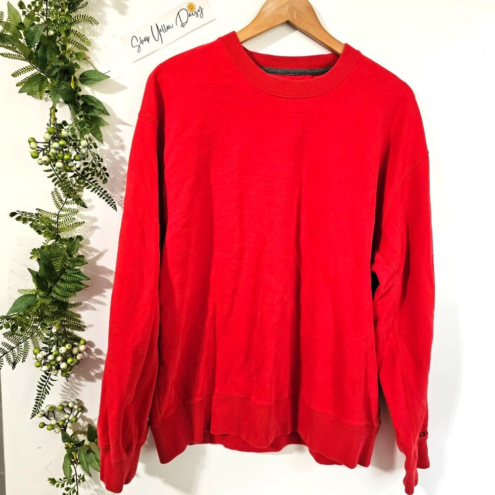 Izod Red Crewneck Sweatshirt XL‎ Mens ~ SW105.1.5